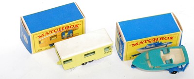 Lot 2319 - A Matchbox Regular Wheels boxed trailer and...