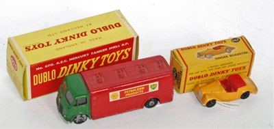 Lot 1940 - A Dublo Dinky Toys boxed and partly repainted...