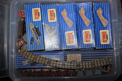 Lot 839 - A slightly smaller box of Hornby Dublo 3-rail...