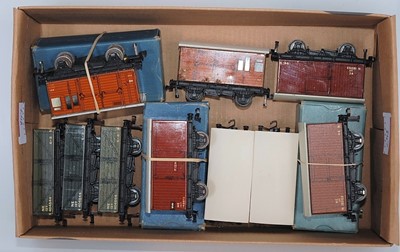 Lot 847 - Ten Hornby Dublo NE wagons:- 3 x open, 4 x...