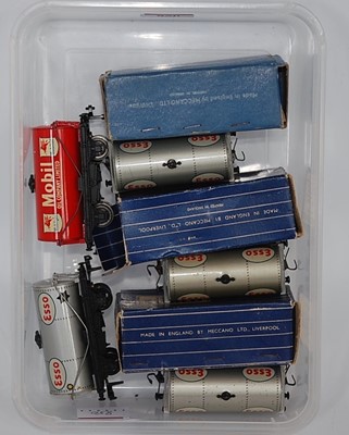 Lot 850 - Eight Hornby Dublo tank wagons, 4 x Silver...