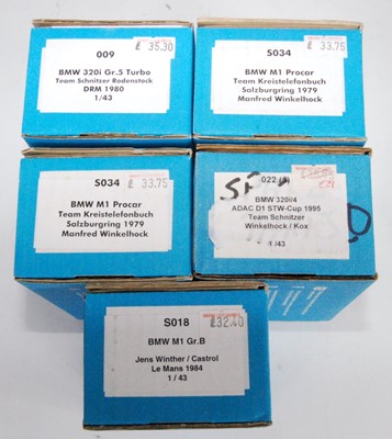 Lot 1561 - Five various boxed as issued Baymo 1/43 scale...