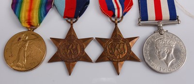 Lot 190 - A WW I Victory medal
