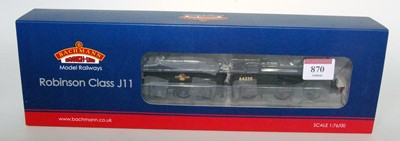 Lot 870 - Bachmann 31-320 DC BR black class J11 0-6-0...