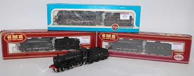 Lot 876 - Four locos - Airfix BR green Royal Scot loco...