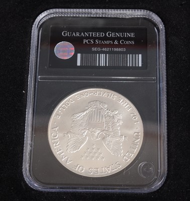 Lot 535 - United States of America, The Complete Uncirculated "American Eagle" Silver Dollar Collection