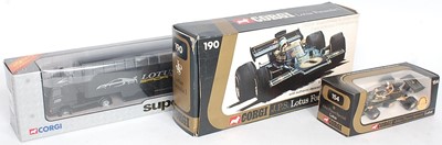 Lot 1663 - A Lotus Corgi Toys boxed F1 racing diecast...