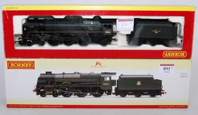 Lot 891 - Two Hornby locos and tenders R2632 rebuilt...