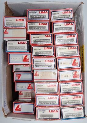 Lot 909 - Selection of boxed Lima rolling stock:- 23...