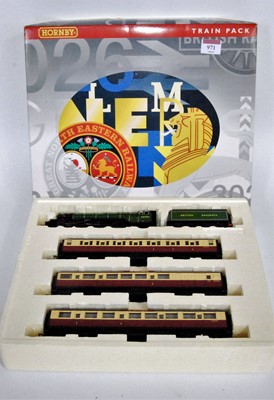 Lot 971 - A Hornby R2363M 'The Northumbrian' train pack...