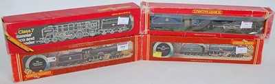 Lot 916 - Four Hornby steam locos: R037 BR blue 'Lady...