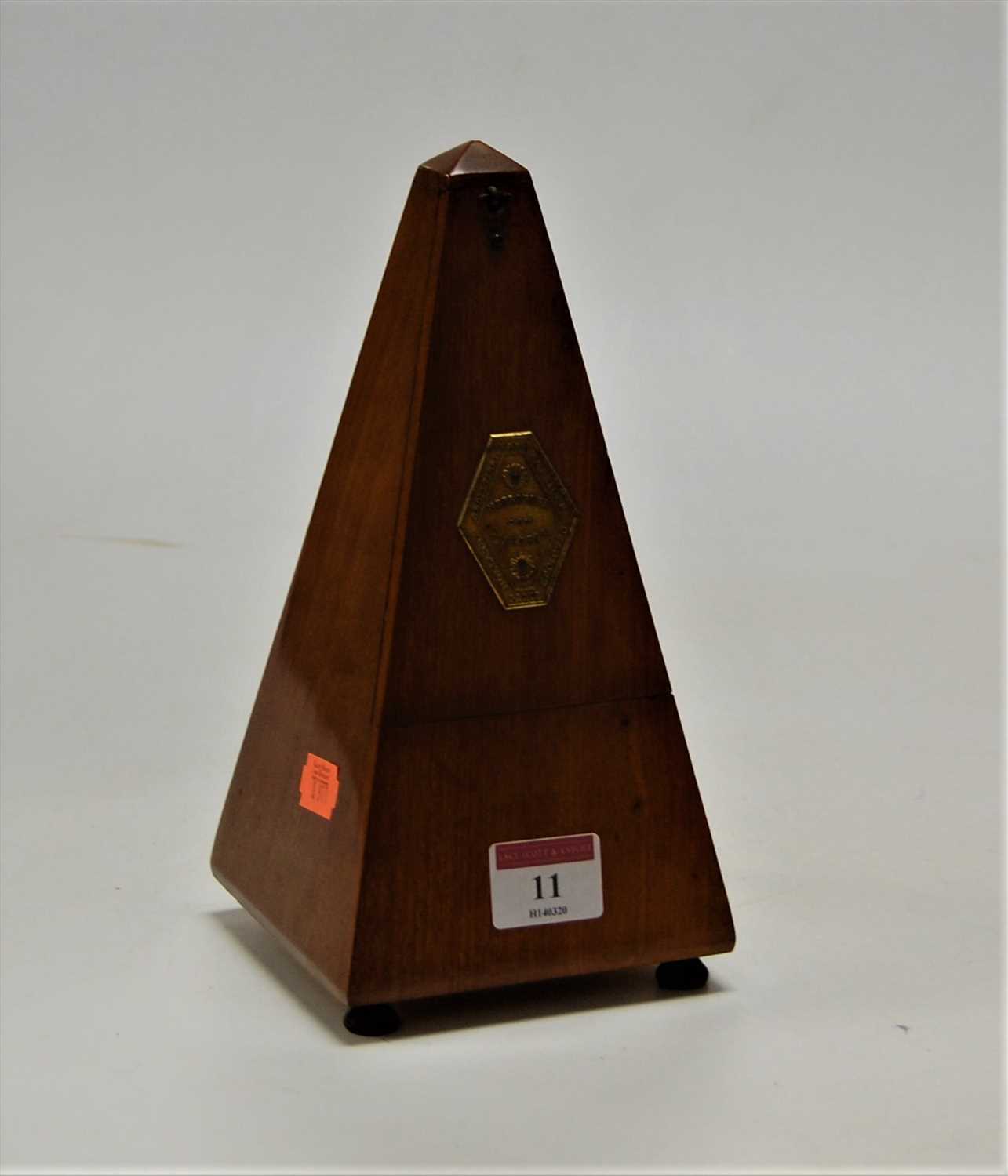 Lot 11 - A mid 20th century French walnut cased...