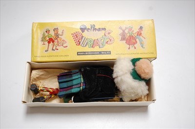 Lot 54 - A collection of 11 boxed Pelham Puppets to...