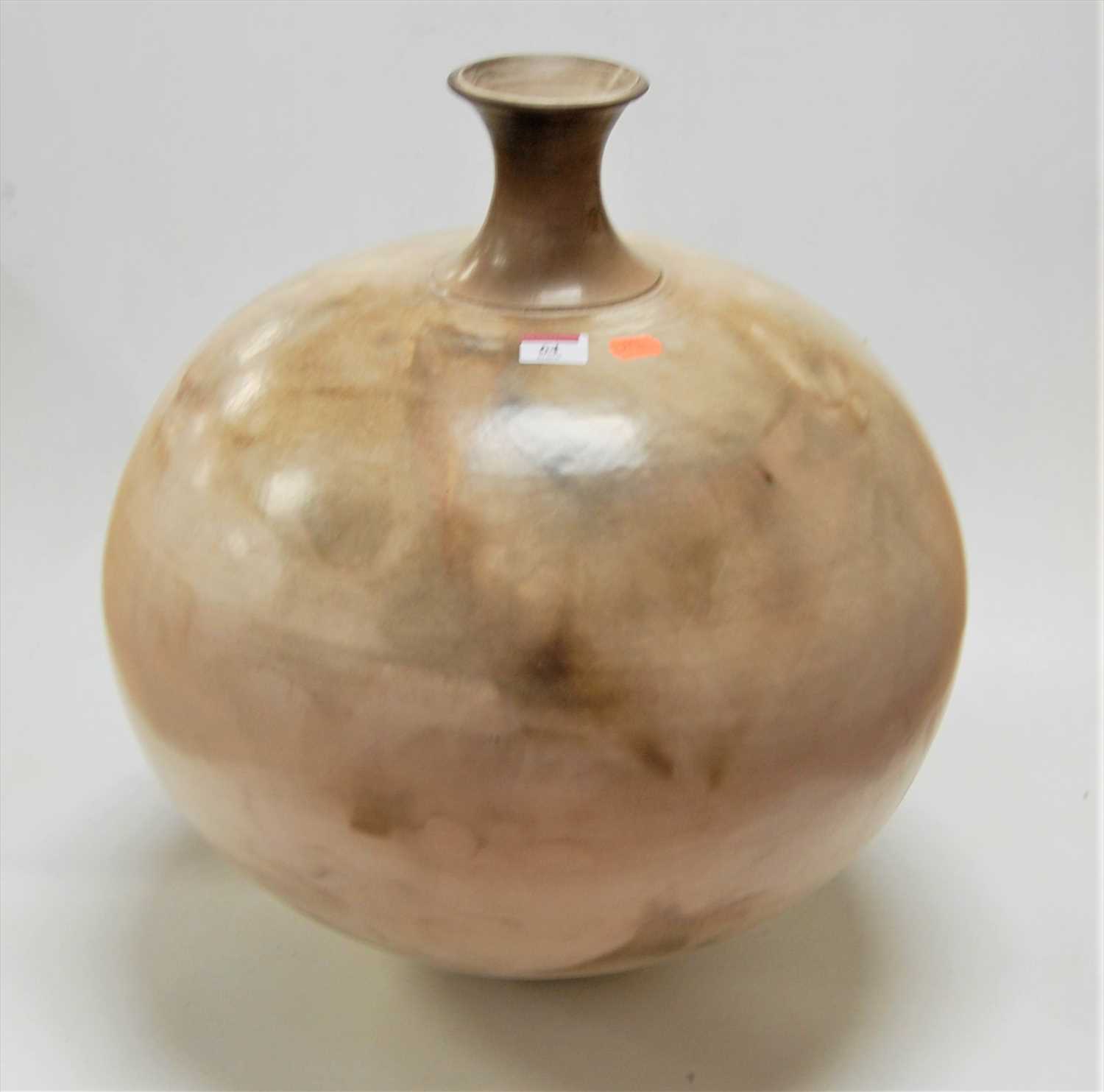 Lot 64 - A large studio pottery vase of globular form...