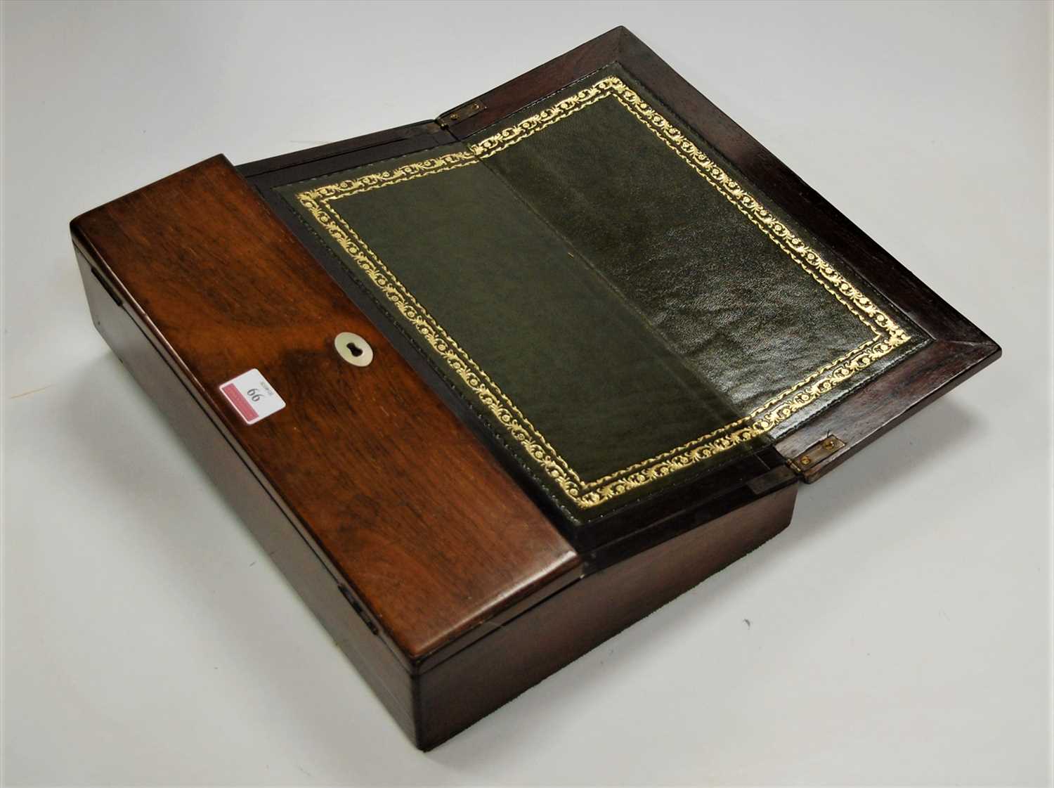 Lot 99 - A Victorian rosewood and mother of pearl...