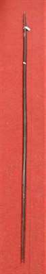 Lot 124 - A large 20th century tribal spear having...