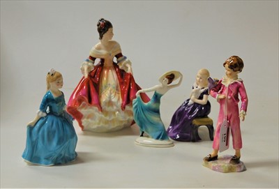 Lot 199 - A collection of three Royal Doulton figurines,...