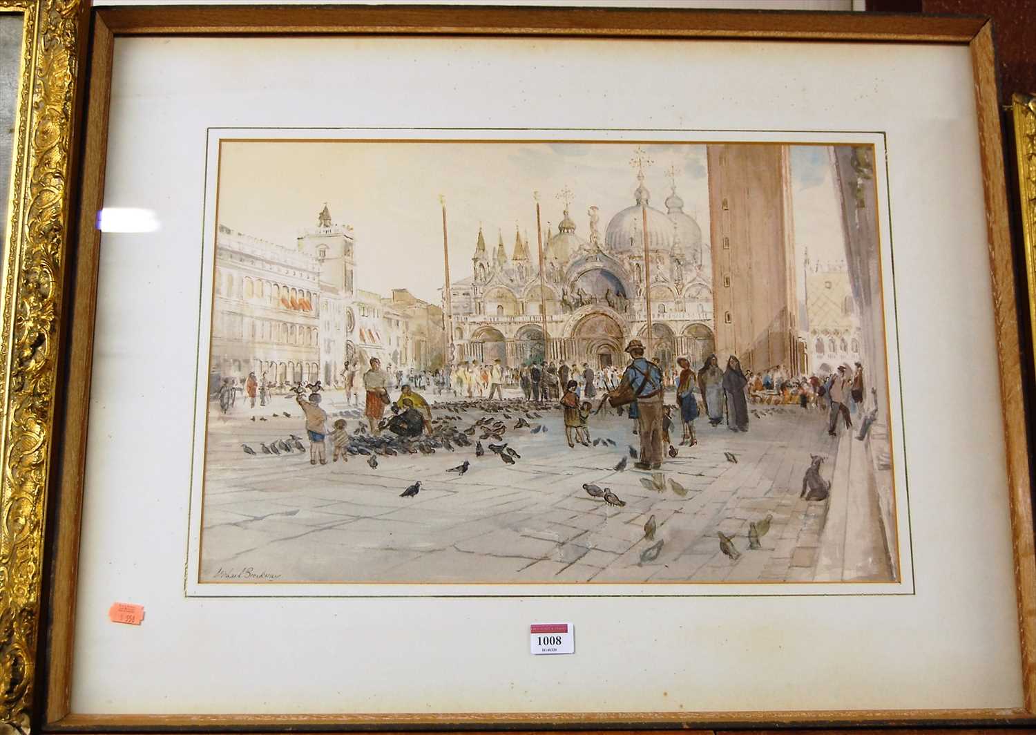 Lot 1008 - Michael Brockway - St Marks Square, Venice,...