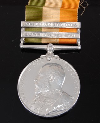 Lot 198 - A King's South Africa medal (1901-1902)