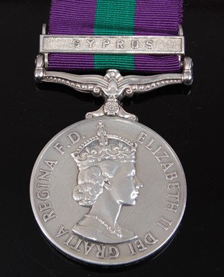 Lot 7 - An E.R. II General Service medal