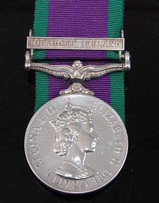 Lot 202 - An E.R. II General Service medal