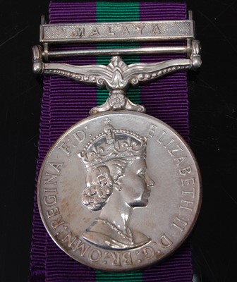 Lot 212 - An E.R. II General Service medal