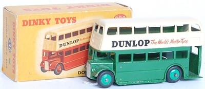 Lot 1973 - A Dinky Toys No. 290 Dunlop double decker bus...