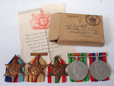 Lot 114 - A WW II group of five to include