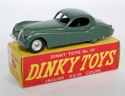 Lot 1988 - A Dinky Toys No. 157 Jaguar XK120 Coupe...