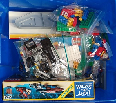 Lot 3205 - A collection of boxed and loose Lego and...