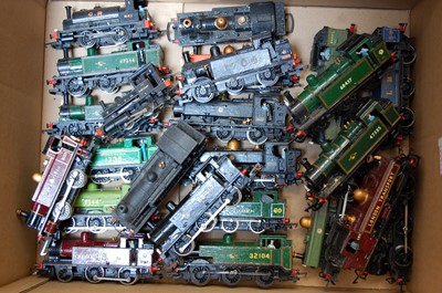 Lot 931 - Box containing 24 various 0-6-0 and 0-4-0 tank...