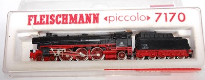 Lot 1018 - Fleischmann 'Piccolo' N gauge loco and tender...