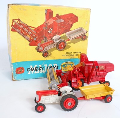 Lot 1678 - A Corgi Toys gift set No. 8 Massey Ferguson...