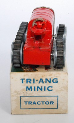 Lot 3209 - Triang Minic clockwork tractor with original...