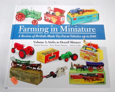 Lot 1251 - A lead hollow cast and farming miniature book...