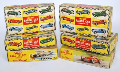 Lot 1497 - Six various boxed Merit Quick Construction...