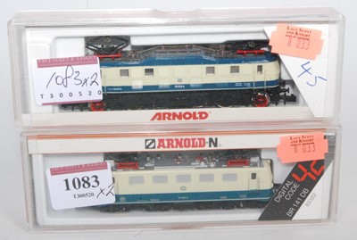 Lot 1083 - Arnold N gauge ref 82322 and 82455 electric...