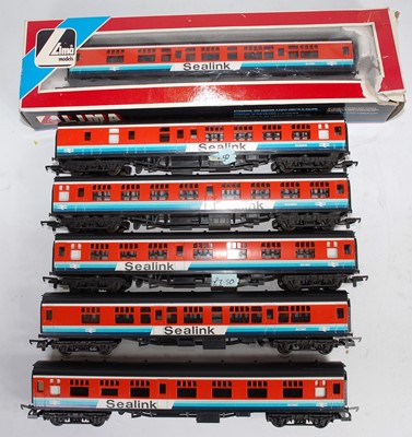 Lot 1036 - Six Lima Mk1 corridor coaches, all in Sealink...