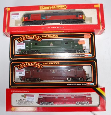 Lot 1040 - 2x Mainline 'Warship' class diesel locomotives...