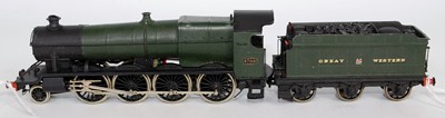 Lot 1068 - A white metal kit built 2-8-0 engine and...