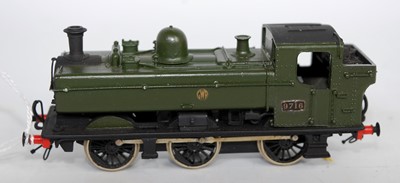 Lot 1069 - A white metal kit built 0-6-0 pannier tank...