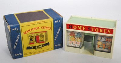 Lot 2350 - A Matchbox Series Accessory No. 5 Home Stores,...