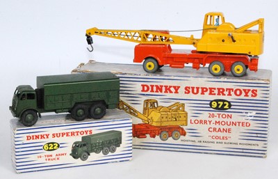 Lot 2007 - A Dinky Toys Military and Commercial Vehicle...