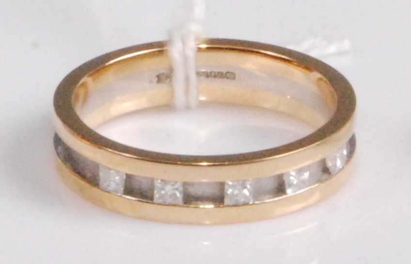 Lot 2047 - A gent's contemporary 18ct yellow and white...