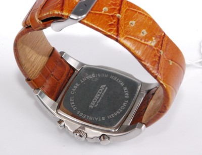 Lot 2228 - A gents Honda steel cased quartz chronograph...