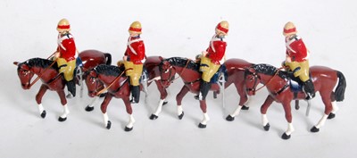 Lot 1275 - A collection of marching and mounted white...