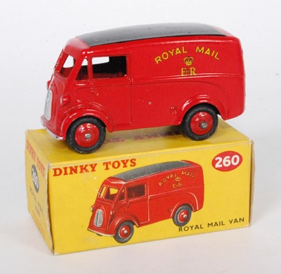 Lot 2014 - A Dinky Toys No.260 Royal Mail van, comprising...