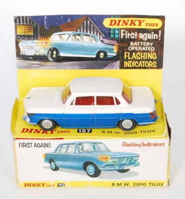 Lot 2026 - A Dinky Toys No.157 BMW 2000 Tilux, comprising...