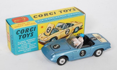 Lot 1701 - A Corgi Toys No.318 Lotus Elan S2, comprising...