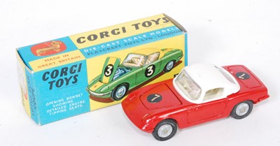 Lot 1703 - A Corgi Toys No.319 Lotus Elan hardtop Coupe,...